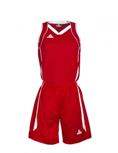 12er Satz PEAK Damen Trikotsets rot/weiß